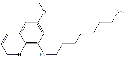 N-(7-aminoheptyl)-N-(6-methoxy-8-quinolinyl)amine Structural