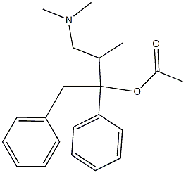 Propoxyphene Related Compound B (50 mg) (alpha-d-2-Acetoxy-4-dimethylamino-1,2-diphenyl-3-methylbutane) Structural