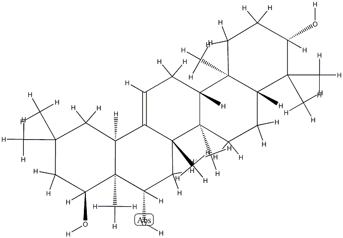Olean-12-ene-3β,16β,22α-triol Structural