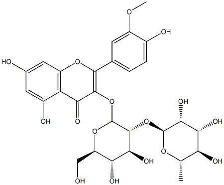 ISORHAMNETIN 3-O-NEOHESPEROSIDE Structural