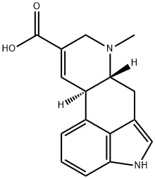Ergoline-8-carboxylic acid,8,9-didehydro-6-methyl- Structural