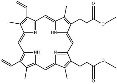 Protoporphyrin IX dimethyl ester Structural