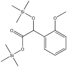 o-Methoxymandelic acid (tms) Structural