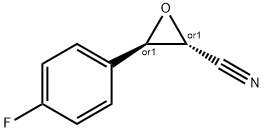 Oxiranecarbonitrile, 3-(4-fluorophenyl)-, (2R,3R)-rel- (9CI) Structural