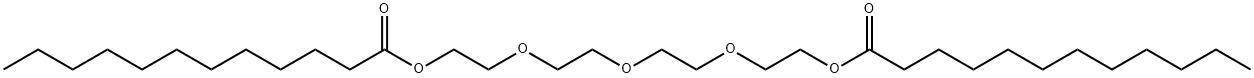 Dodecanoic acid, oxybis(2,1-ethanediyloxy-2,1-ethanediyl) ester Structural