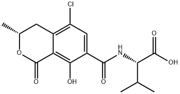 valyl-ochratoxin A Structural