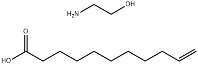undec-10-enoic acid, compound with 2-aminoethanol (1:1) Structural