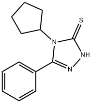 4-cyclopentyl-5-phenyl-4H-1,2,4-triazole-3-thiol