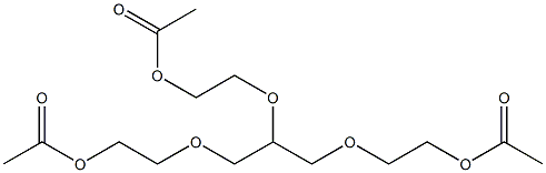 GLYCERETH-7 TRIACETATE Structural