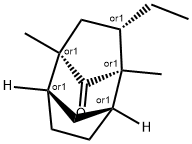 Tricyclo[4.2.1.12,5]decan-9-one, 7-ethyl-1,6-dimethyl-, (1R,2S,5R,6R,7S)-rel- (9CI) Structural