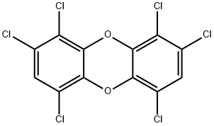 1,2,4,6,7,9/1,2,4,6,8,9-Hexachlorodibenzo-p-dioxin Structural