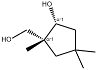 Cyclopentanemethanol, 2-hydroxy-1,4,4-trimethyl-, (1R,2R)-rel- (9CI) Structural