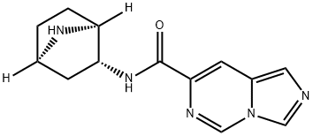 Imidazo[1,5-c]pyrimidine-7-carboxamide, N-(1S,2R,4R)-7- Structural