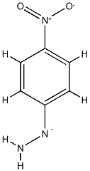 Hydrazyl,  1-(4-nitrophenyl)-  (9CI) Structural