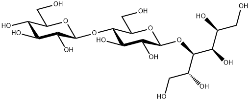 O-beta-D-Glucopyranosyl-(1-4)-O-beta-D-glucopyranosyl-(1-4)-D-glucitol Structural
