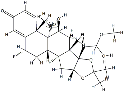 (6α,11β,16α)-6,9-Difluoro-11,21-dihydroxy-21-Methoxy-16,17-[(1-Methylethylidene)bis(oxy)]-pregna-1,4-diene-3,20-dione