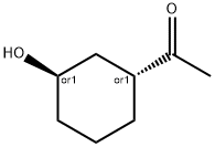Ethanone, 1-[(1R,3R)-3-hydroxycyclohexyl]-, rel- (9CI) Structural