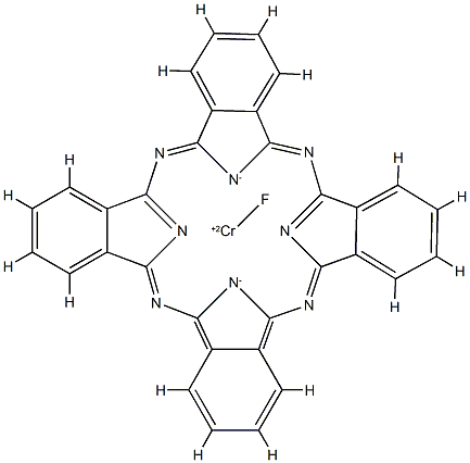 Fluorochromium phthalocyanine Structural