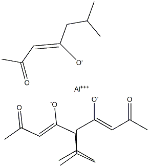 tris(6-methylheptane-2,4-dionato-O,O')aluminium Structural