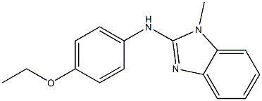 N-(4-ethoxyphenyl)-N-(1-methyl-1H-benzimidazol-2-yl)amine Structural
