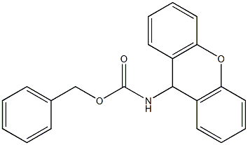 BENZYL 9H-XANTHEN-9-YLCARBAMATE Structural