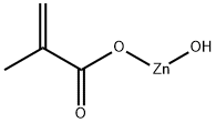 hydroxy(2-methylprop-2-enoato-O)zinc Structural