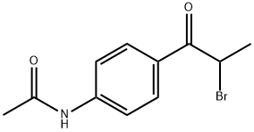 N-[4-(2-bromopropanoyl)phenyl]acetamide Structural