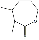 Isooctane: (Trimethyl-2-oxepanone) Structural