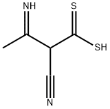 Butane(dithioic)  acid,  2-cyano-3-imino- Structural