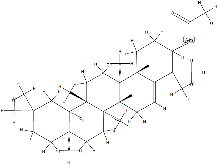 Glutinol acetate Structural