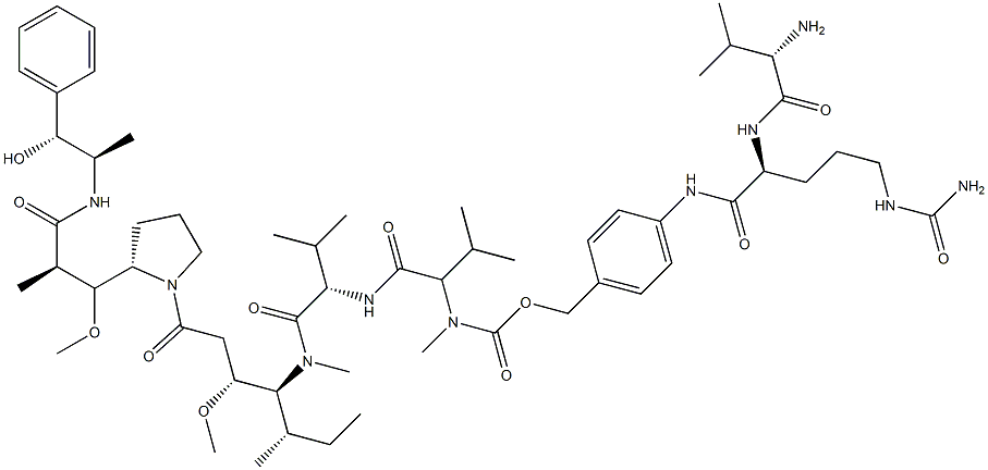 Val-Cit-PAB-MMAE Structural