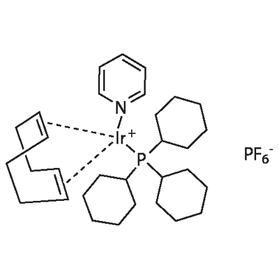 (1,5-CYCLOOCTADIENE)(PYRIDINE)(TRICYCLOHEXYLPHOSPHINE)IRIDIUM(I) HEXAFLUOROPHOSPHATE Structural