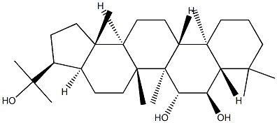 Hopane-6α,7β,22-triol Structural