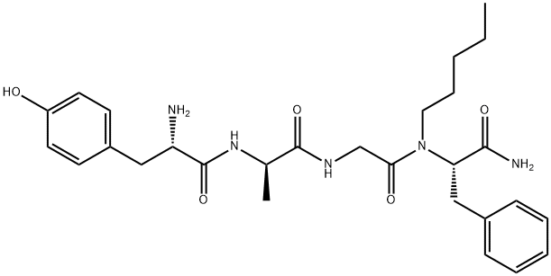enkephalin, Ala(2)-N-pentyl-PheNH(4)- Structural