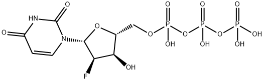 Uridine 5'-(tetrahydrogen triphosphate), 2'-deoxy-2'-fluoro- Structural