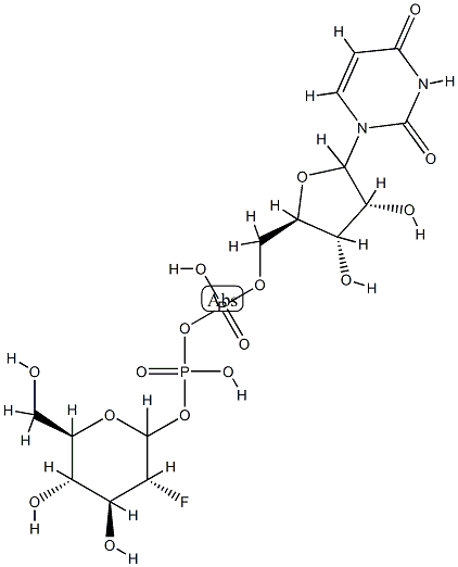 uridine-2-deoxy-2-fluoro-D-glucose diphosphate ester