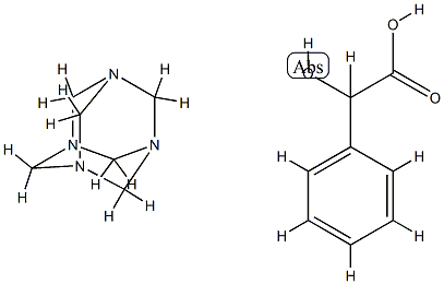 glycolic acid, compound with 1,3,5,7-tetraazatricyclo[3.3.1.13,7]decane  Structural