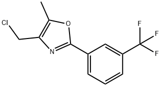 4-(CHLOROMETHYL)-5-METHYL-2-(3-(TRIFLUOROMETHYL)PHENYL)OXAZOLE