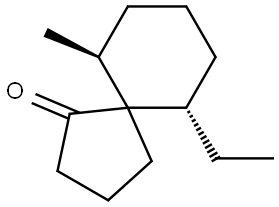 Spiro[4.5]decan-1-one, 6-ethyl-10-methyl-, (6R,10R)-rel- (9CI) Structural