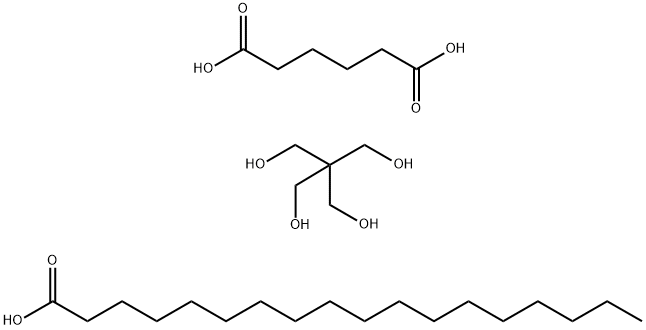 Hexanedioic acid, polymer with 2,2-bis(hydroxymethyl)-1,3-propanediol, octadecanoate Structural