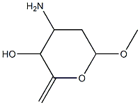 Hex-5-enopyranoside, methyl 3-amino-2,3,6-trideoxy- (9CI) Structural