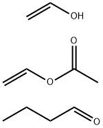 Acetic acid ethenyl ester, polymer with ethenol, cyclic acetal with butanal Structural