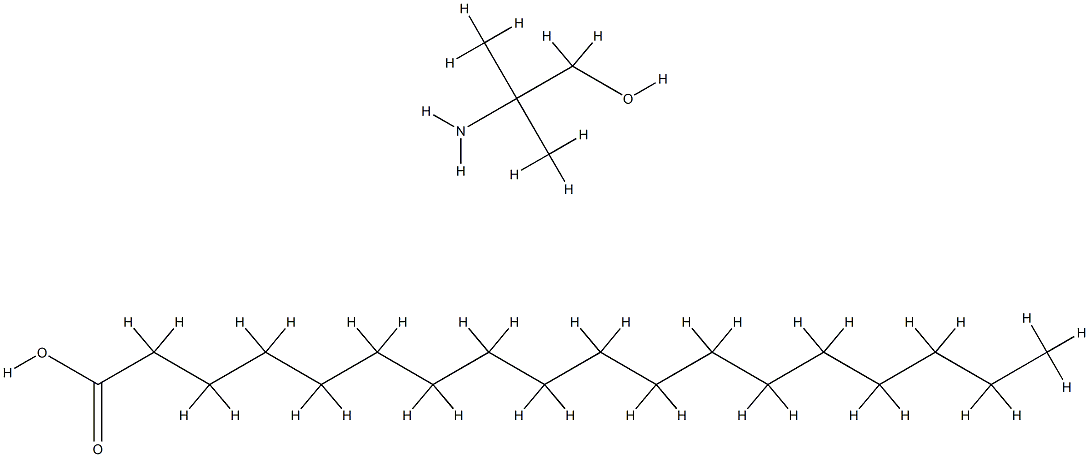 Octadecanoic acid, reaction products with 2-amino-2-methyl-1-propanol Structural