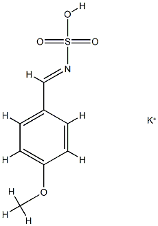 Sulfamic acid,N-[(4-methoxyphenyl)methylene]-, potassium salt (1:1) Structural