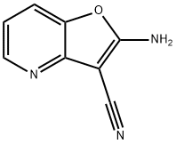 Furo[3,2-b]pyridine-3-carbonitrile,2-amino-(9CI) Structural