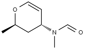 Formamide, N-[(2R,4R)-3,4-dihydro-2-methyl-2H-pyran-4-yl]-N-methyl-, rel- Structural