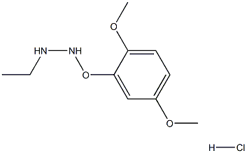 Hydrazine,[2-(2,5-dimethoxyphenoxy)ethyl]-, hydrochloride (1:1) Structural