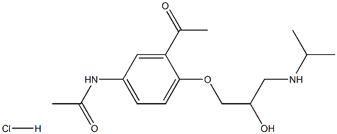 Diacetolol Structural