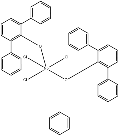 BIS(2,6-DIPHENYLPHENOXY)NIOBIUM(V) CHLOR Structural