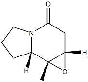 Oxireno[g]indolizin-3(2H)-one,hexahydro-7b-methyl-,(1aS,7aS,7bR)-(9CI) Structural